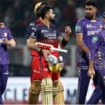 RCB vs KKR Live Score: चिन्नास्वामी में बारिश के कारण टॉस में देरी, विराट के लिए टेस्ट जर्सी में पहुंचे दर्शक