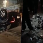 Delhi Accident: तेज रफ्तार का कहर, राजेंद्र नगर में स्कूटी को टक्कर मारकर सड़क पर पलटी कार, दो युवक गंभीर घायल